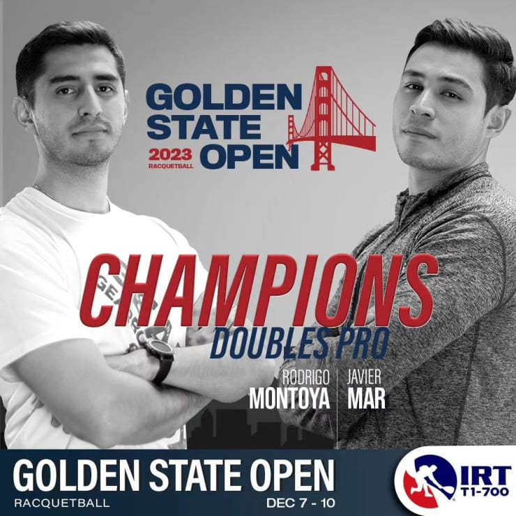IRT Golden State Open Singles & Doubles Champions, Mosoco, Mar, and Montoya